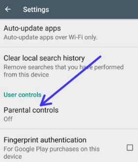 Настройки за родителски контрол в android Oreo