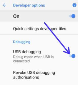 Как да активирам USB отстраняване на грешки на Android 9 Pie