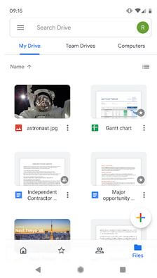 Google Drive Най-добрите безплатни приложения за съхранение в облак за Android