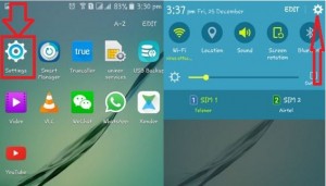 Как да променяте или редактирате бързи настройки на Android Lollipop 5.1.2 и Marshmallow 6.0