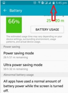 Как да покажа процента на батерията на Android Lollipop 5.1.2 и Marshmallow 6.0