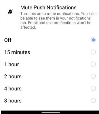 Изключете Facebook Notifications на най-новите устройства с Android