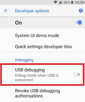 Как да активирате USB отстраняване на грешки на Pixel 2 и Pixel 2 XL