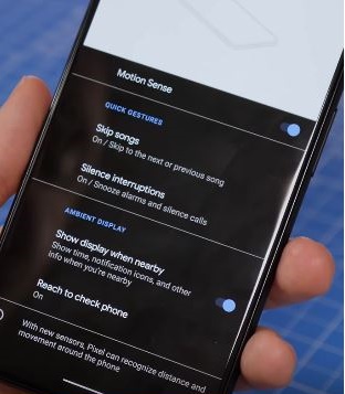 Как да активирам или деактивирам усещането за движение на телефона Pixel 4 и 4 XL