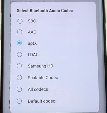 Как да промените Bluetooth аудио кодек на Galaxy S9 и S9 Plus