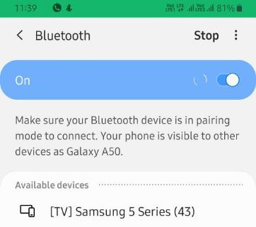 Как да коригирате проблеми с Bluetooth на Samsung Galaxy A50