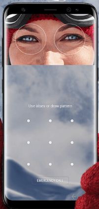 Как да настроите сканиране на ириса на Samsung galaxy S8