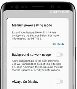 Как да използваме режима за пестене на енергия на Galaxy S9 и Galaxy S9 plus